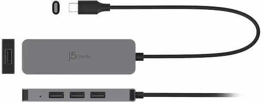 J5create Стойка за Лаптоп до 17.3" Сребриста JTS223-N