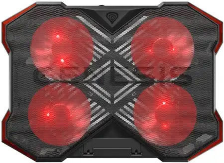 Genesis Oxid Cooling Pad για Laptop έως 17.3" με 4 Ανεμιστήρες
