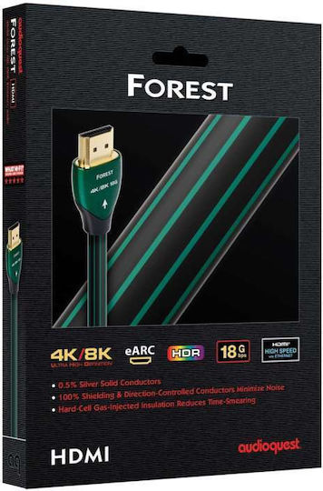 Audioquest Forest Cable HDMI male - HDMI male 7.5m Μαύρο