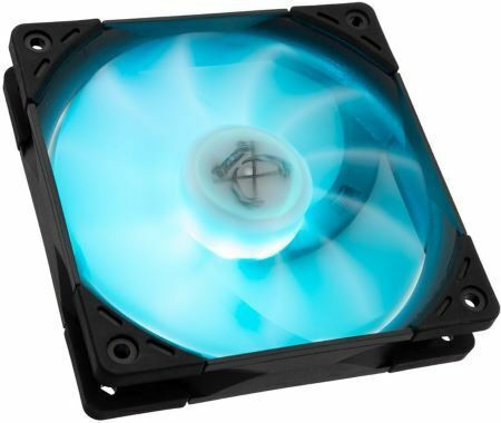 Scythe Kaze Flex 120 PWM Gehäuselüfter mit RGB Beleuchtung und Verbindung 4-Pin 1Stück Schwarz