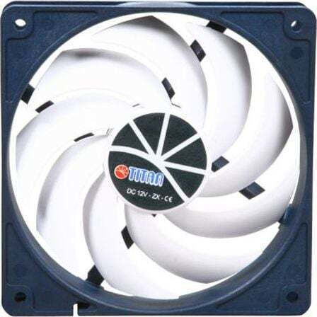 Titan TFD-12025H12ZP/KU(RB) Case Fan (2200rpm / 66.62cfm) Without LEDs Lighting and Connection 4-Pin PWM