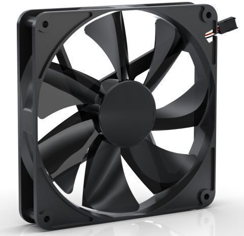 Noiseblocker BlackSilentPro PKPS Case Fan 140mm (1500rpm) Without LEDs Lighting and Connection 3-Pin