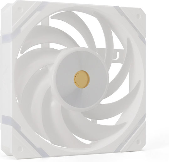 Valkyrie X12 Case Fan 120mm (2150rpm / 80cfm) με ARGB Φωτισμό και Σύνδεση 4-Pin PWM Λευκό
