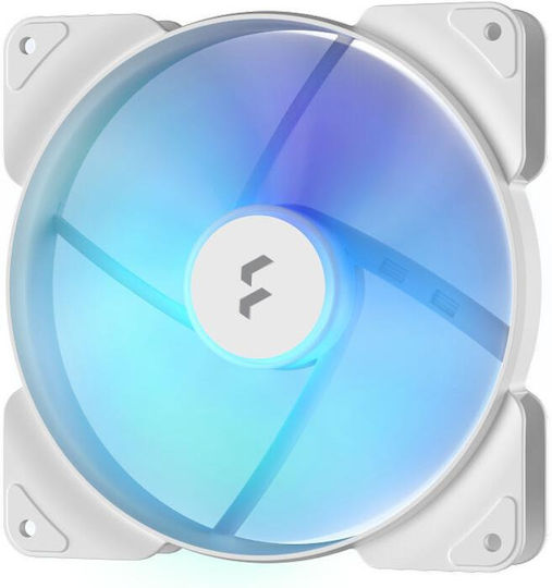 Fractal Design Aspect 12 Case Fan 120mm (1200rpm / 32cfm) με RGB Φωτισμό και Σύνδεση 4-Pin PWM Λευκό