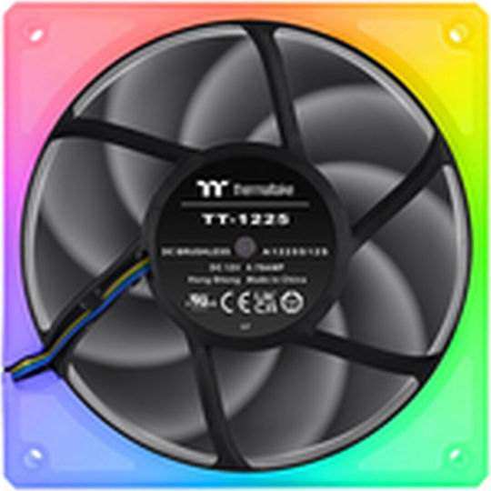 Thermaltake TOUGHFAN 12 High Static Pressure Radiator Fan Case Fans 120mm (2000rpm / 53.75cfm) with RGB Lighting and 9-Pin Connection Pack of 3