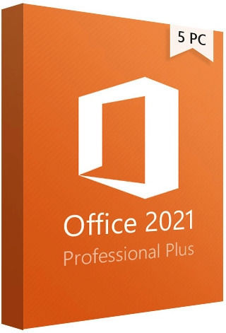 Microsoft Office Professional Plus 2021 English in Electronic license for 5 Users MSOPP21MR5