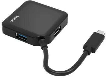 HAMA Hub 4 Θυρών USB 3.2 με σύνδεση USB-C