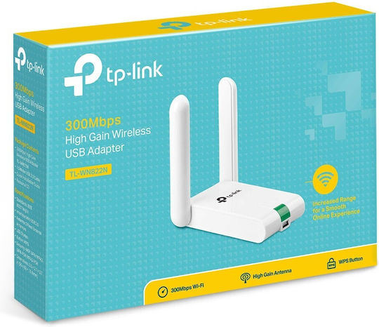TP-LINK TL-WN822N Αντάπτορας Δικτύου USB με Ασύρματη Σύνδεση Wi-Fi 300Mbps (v1)
