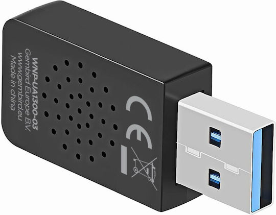 Gembird WNP-UA1300-03 Adaptor Rețea USB cu Conexiune Wireless Wi-Fi 867Mbps