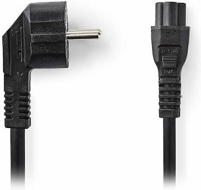 Nedis Schuko - IEC C5 Kabel 2m Schwarz (GEGP10100BK20)