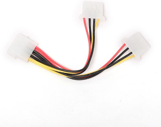 Cablexpert 4-Pin Molex - 4-Pin Molex Cable 0.2m Πολύχρωμο PSU1