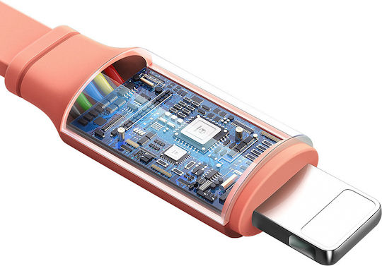 Mcdodo Flat / Retractable USB to Lightning / Type-C / micro USB 1.2m 3A Cable Orange (CA-7252)