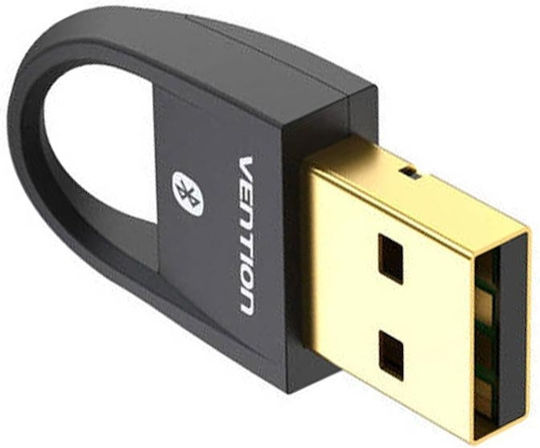 Vention USB Bluetooth 5.0 Адаптер с Обхват 20м Черен (CDSB0)