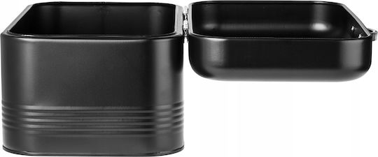 Kadax Brotkasten Inox Schwarz