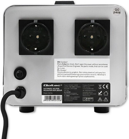 Qoltec 50724 Spannungsstabilisator 2000VA