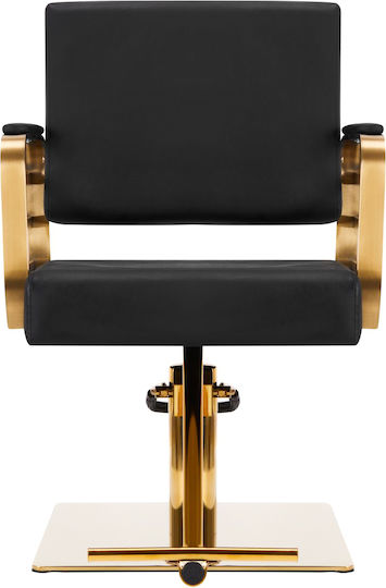 Gabbiano Hairdressing Chair Avila Gold Black
