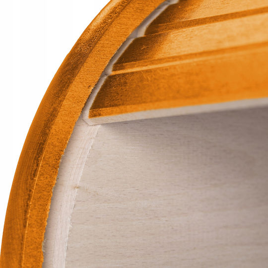 Kadax Bread Box with Lid Wooden Beige