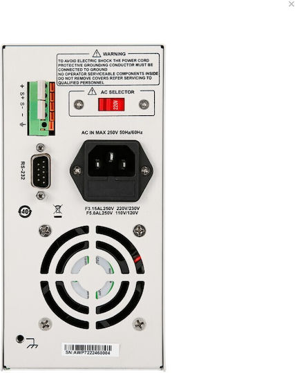 Uni-T Laboratory Power Supply with 1 Channel 8A and Maximum Power 180W UDP6721