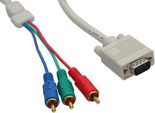 InLine VGA male to Component male 2m Cable (17202)