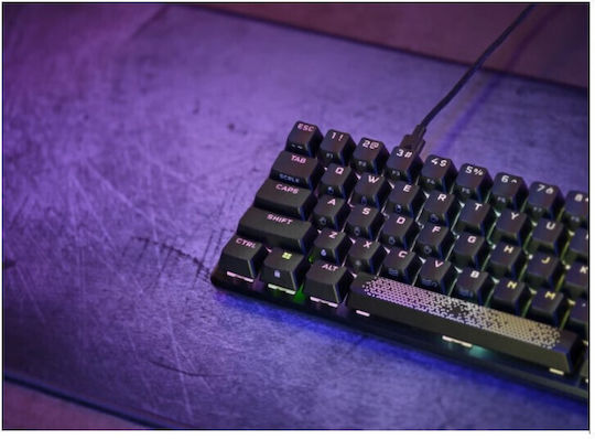 Corsair K65 Pro Mini Οπτικό Gaming Πληκτρολόγιο 65% με Corsair OPX διακόπτες και RGB φωτισμό (Αγγλικό US)