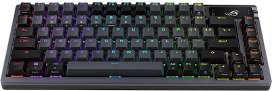 Asus ROG Azoth Fără fir Gaming Tastatură 75% cu ROG NX Red comutatoare și iluminare RGB (Engleză US)