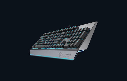 Motospeed CK99 Gaming Tastatură Mecanică cu LK Libra Orange comutatoare și iluminare RGB (Engleză US) Gri