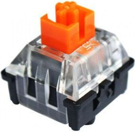 Motospeed CK99 Gaming Tastatură Mecanică cu LK Libra Orange comutatoare și iluminare RGB (Engleză US) Gri