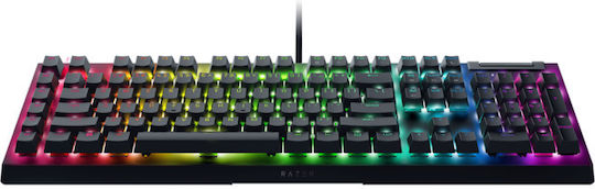 Razer BlackWidow V4 X Gaming Mechanical Keyboard with Razer Green switches and RGB lighting (English US)