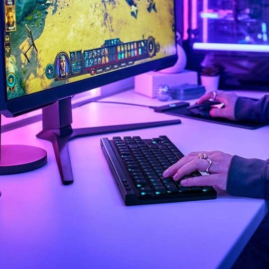 Logitech G515 Lightspeed Wireless Gaming Mechanical Keyboard Tenkeyless with GL Tactile switches and RGB lighting (English US)