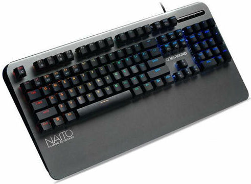 Zeroground KB-3500G Naito Οπτικό Gaming Πληκτρολόγιο με Outemu Brown διακόπτες και RGB φωτισμό (Αγγλικό US)
