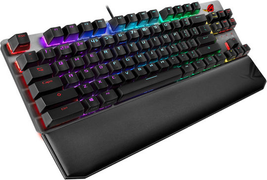 Asus ROG Strix Scope NX Gaming Mechanische Tastatur Tenkeyless mit ROG NX Rot Schaltern und RGB-Beleuchtung (Englisch US)