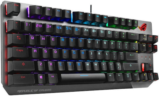 Asus ROG Strix Scope NX Gaming Mechanische Tastatur Tenkeyless mit ROG NX Rot Schaltern und RGB-Beleuchtung (Englisch US)