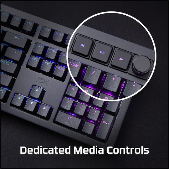 HyperX Alloy Rise Gaming Mechanisches Tastatur mit HyperX Rot Schaltern und RGB Beleuchtung (Englisch US)