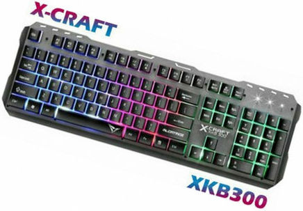 Alcatroz Spill Proof XKB300 Gaming Πληκτρολόγιο με RGB φωτισμό (Αγγλικό US)