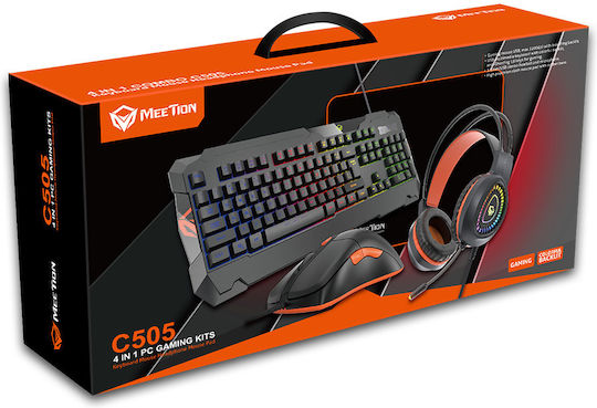 Meetion C505 4in1 Gaming Keyboard with RGB lighting (English US)
