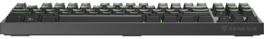 Genesis Thor 404 Gaming Mechanical Keyboard Tenkeyless with Kailh Box Brown switches and RGB lighting (English US)