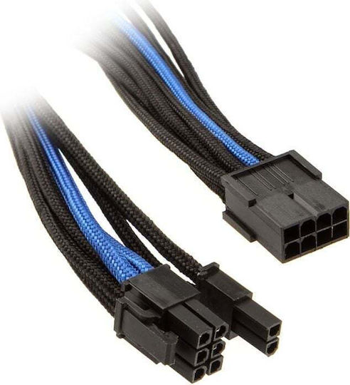 Silverstone 8-Pin PCIe - 6+2 Pin PCIe Cable 0.25m Μαύρο SST-PP07-PCIBA