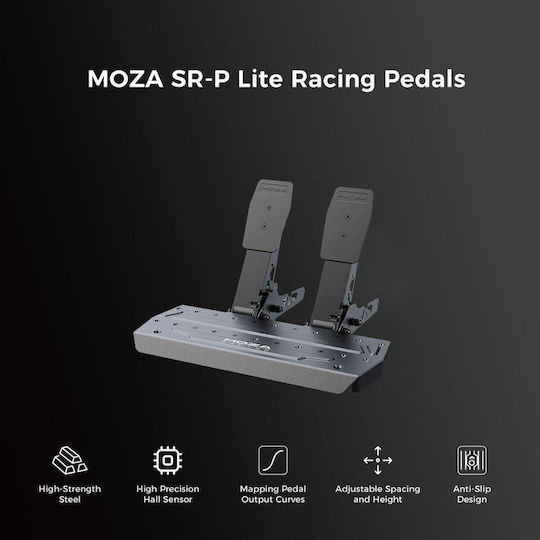 Moza Racing R5 Bundle Steering Wheel with Pedals for PC