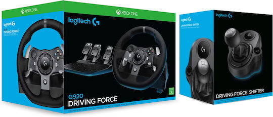 Logitech G920 Driving Force Steering Wheel with Pedals for PC