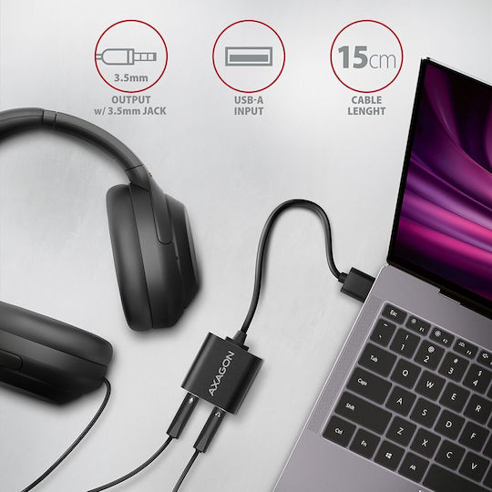 Axagon ADA-12 External USB 2.0 Sound Card