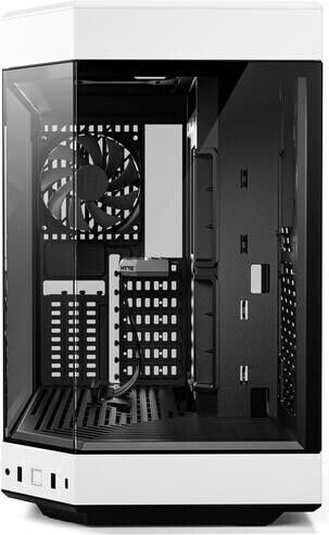 HYTE Y60 Геймърско бюро Midi Tower Компютърна кутия със страничен прозорец Black / White