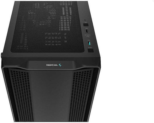 Deepcool CC360 ARGB Gaming Mini Tower Κουτί Υπολογιστή με Πλαϊνό Παράθυρο Μαύρο