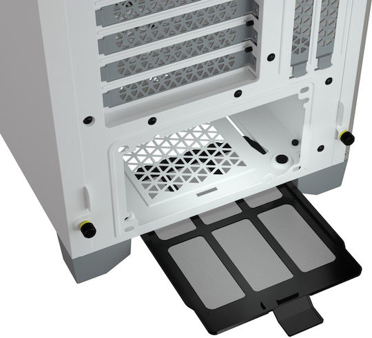 Corsair 4000D Airflow Gaming Midi-Turm Computergehäuse mit Seitenfenster Weiß