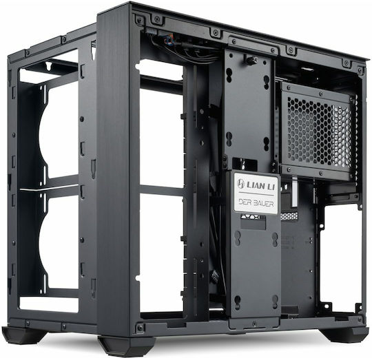 Lian Li O11 Air Mini Gaming Midi-Turm Computergehäuse mit Seitenfenster Schwarz