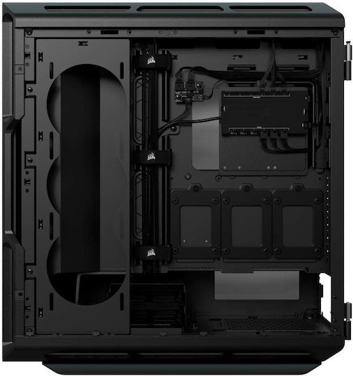 Corsair ICUE 5000T RGB Gaming Midi-Turm Computergehäuse mit Seitenfenster Schwarz