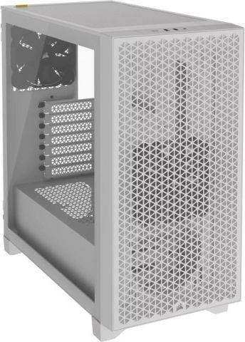 Corsair 3000D Airflow TG Gaming Midi Tower Computer Case with Side Window White