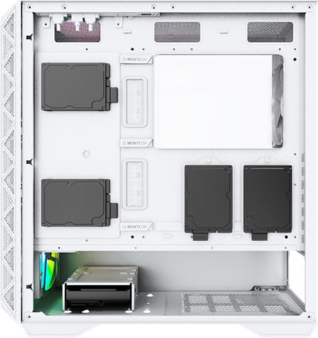 Montech Air 903 Max Gaming Midi Tower Computer Case with Side Window White