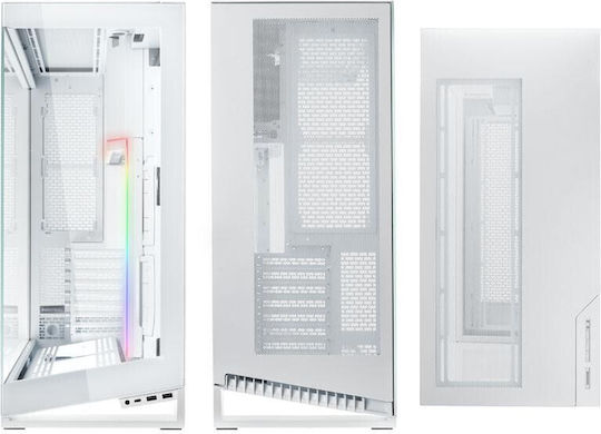 Phanteks NV7 Gaming Full Tower Computer Case with Side Window and RGB Lighting White