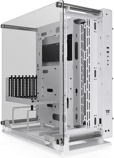 Thermaltake Core P3 TG Pro Gaming Midi Tower Computer Case with Side Window White