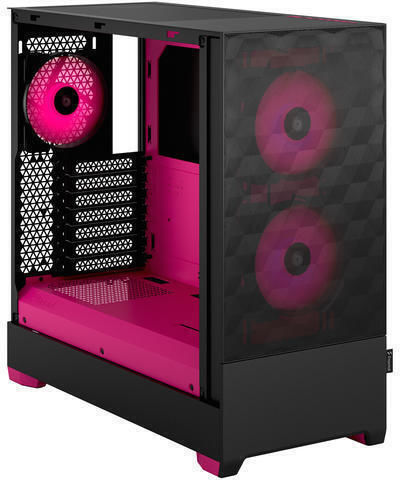 Fractal Design Pop Air Gaming Mini Tower Κουτί Υπολογιστή με Πλαϊνό Παράθυρο και RGB Φωτισμό RGB Magenta Core